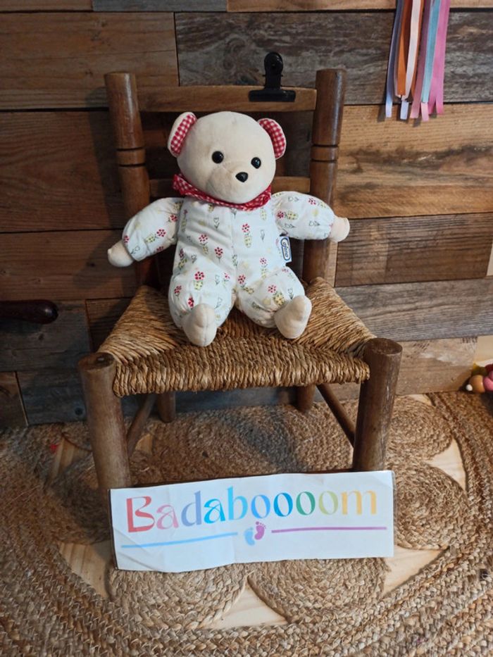 Peluche ours Ajena fleurs tbe