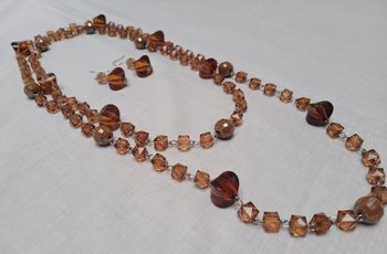 Collier + boucles fantaisie