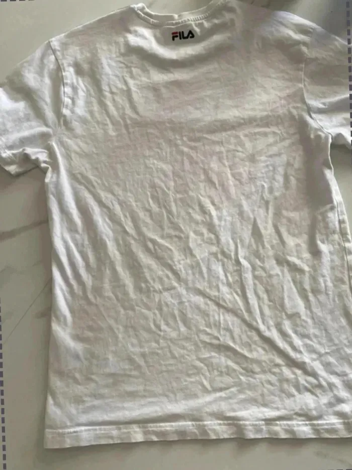 T-shirt blanc - Fila - Taille XS - photo numéro 3