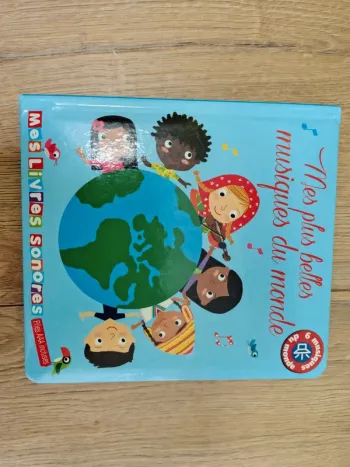 Livre sonore 6 musiques mes plus belles musiques du monde piles AAA