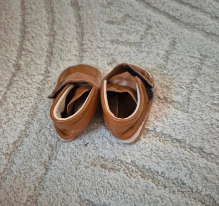Chaussons cuir bébé 19 - photo numéro 2