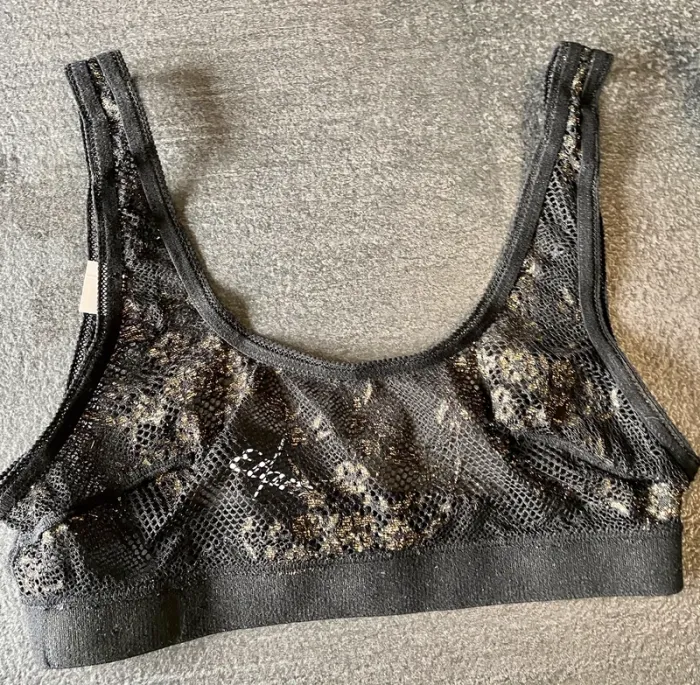 Brassière  - soutien gorge noir et dorée Etam taille S neuve - photo numéro 2