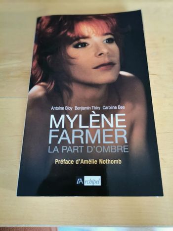Livre Mylène Farmer " La part d'ombre"