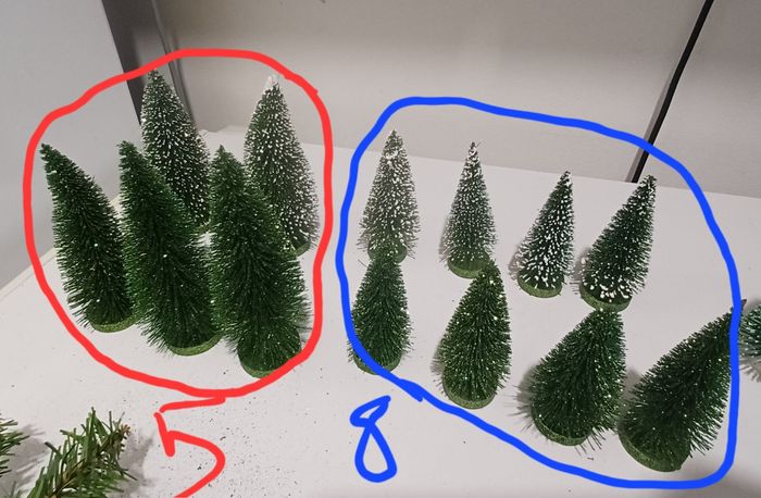 Gros lot : sapins, couronne,  bouquets artificiels...pour créateur, loisirs créatifs - photo numéro 4