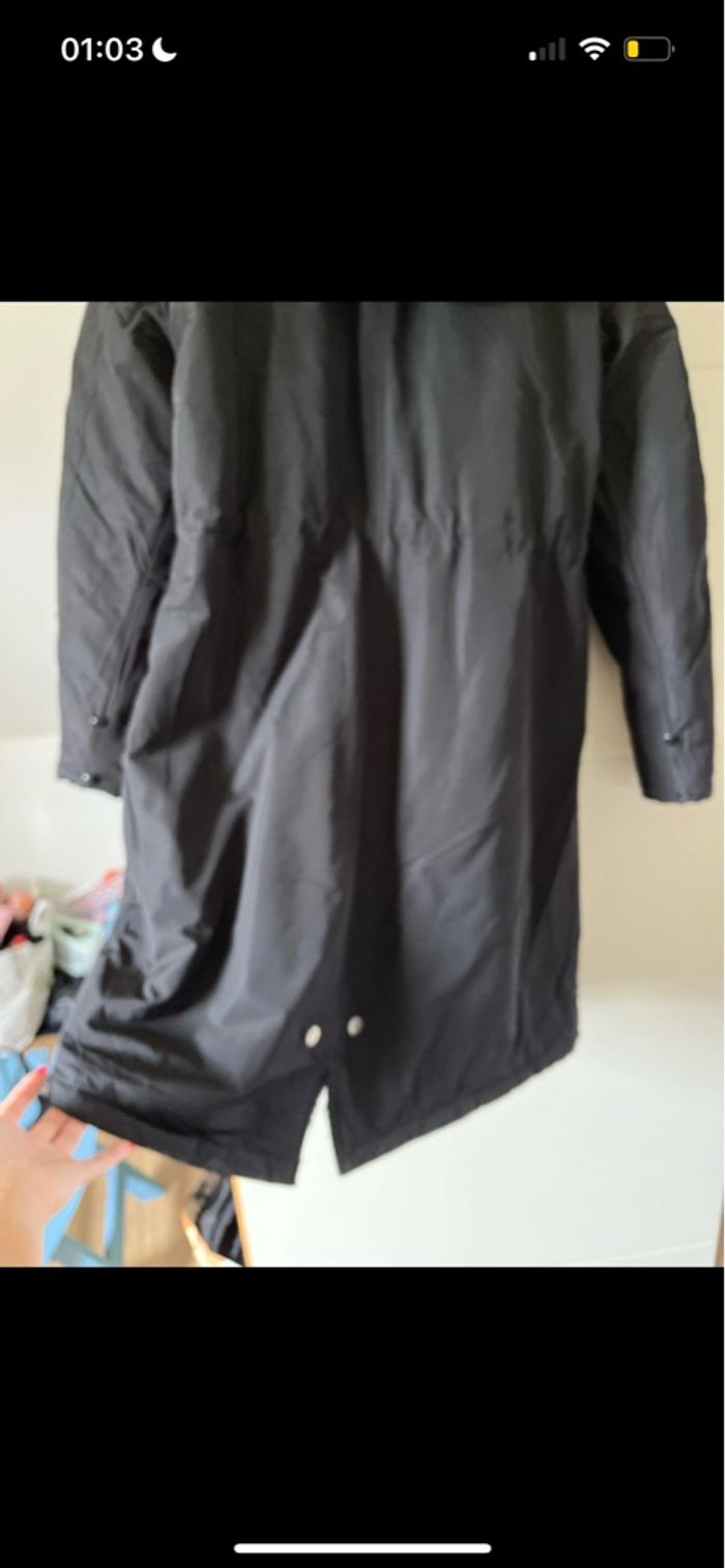 Manteau ajusté Noir - photo numéro 2