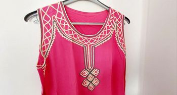 Djellaba Femme Caftan taille unique rose