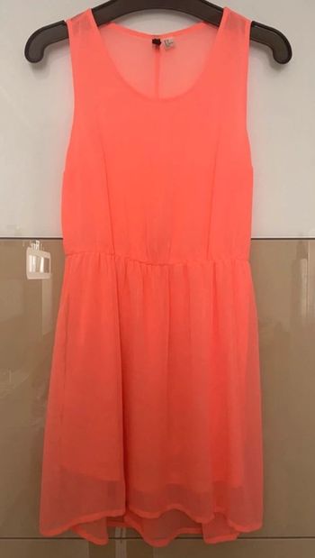Robe légère orange fluo M