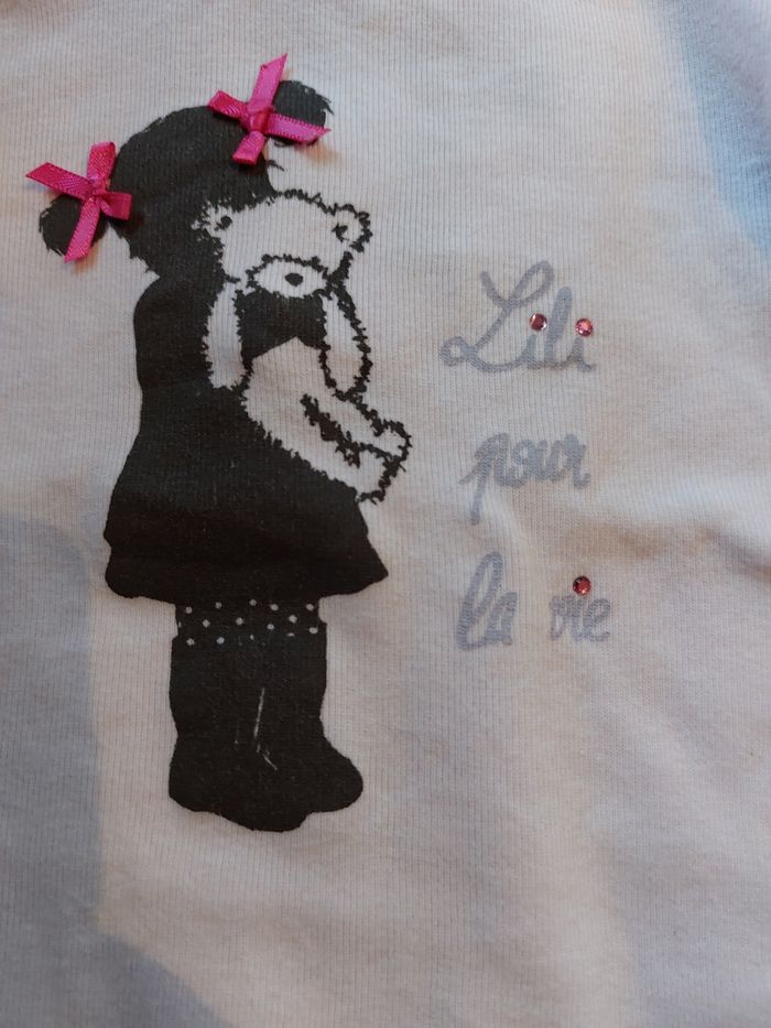 Lots de t-shirts ML 6mois - photo numéro 3