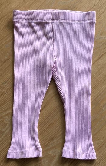 legging évasé côtelé taille 9/12 mois