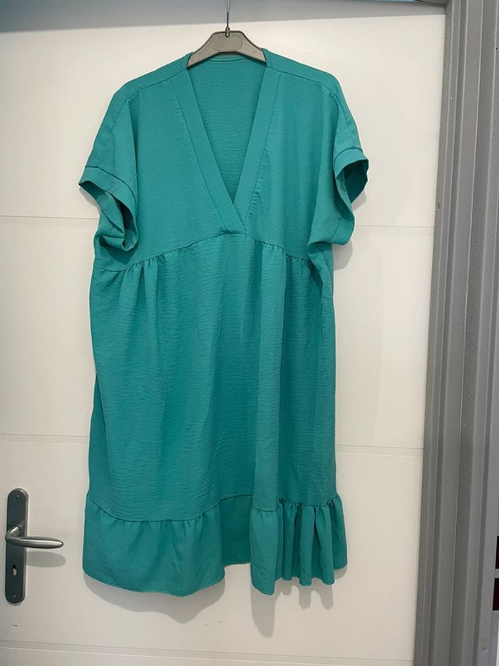 Robe vert /turquoise taille 40