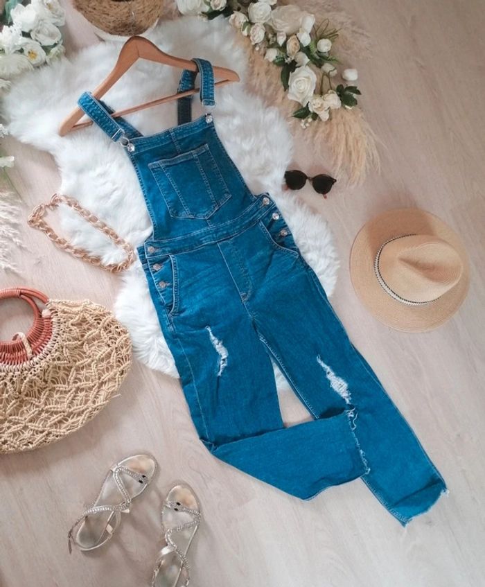 Jolie salopette en jeans H&M taille XS