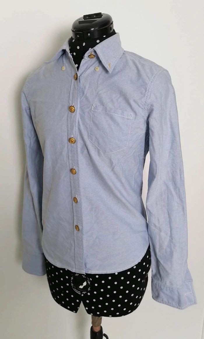 Chemise en jean bleu clair Taille S Ralph Lauren - photo numéro 3