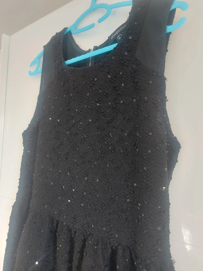 Robe noir strass sequins 40 - photo numéro 2