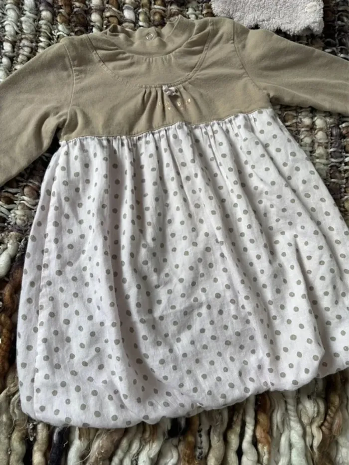 Robe et gilet fille Absorba 18 mois - photo numéro 3