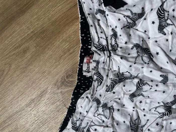 Short pyjama blanc et noir - photo numéro 4