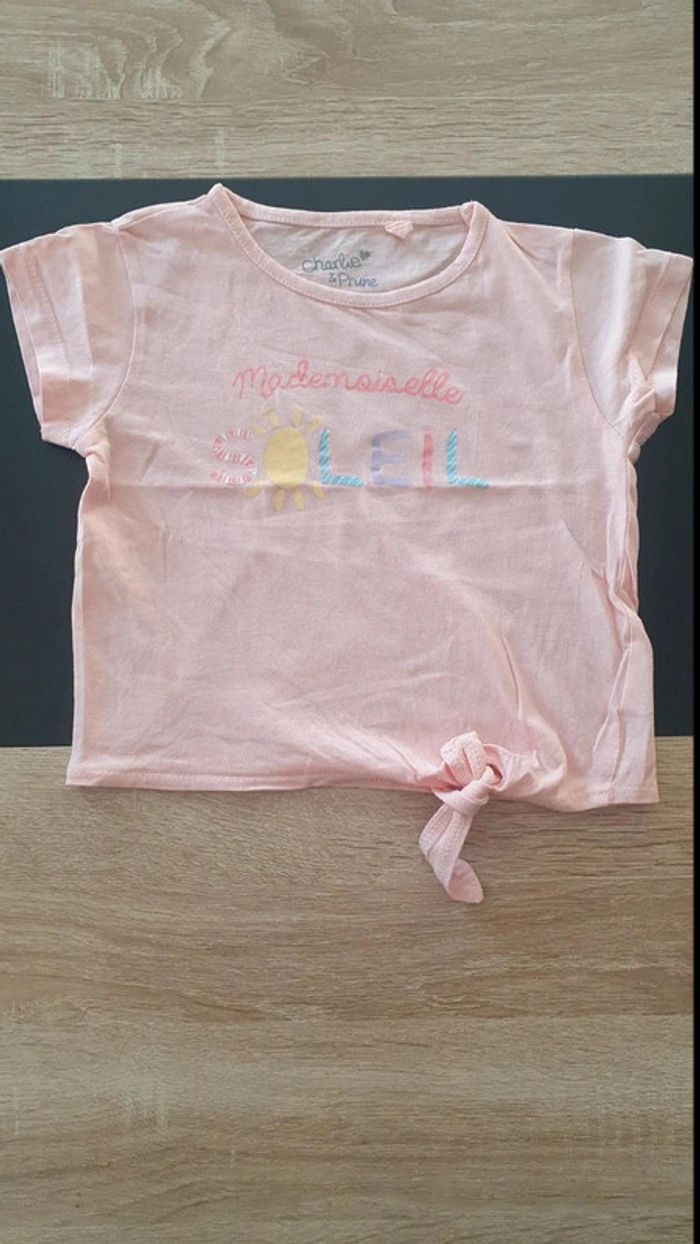 Lot de 2 tee-shirts manches courtes 3 ans - photo numéro 2