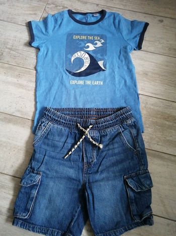 Ensemble short et t shirt t 6 an
