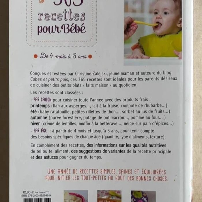 📚 Livre "365 recettes pour Bébé" Larousse 📚 - photo numéro 2