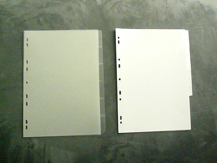 Lot de 2 jeux d’intercalaires (n°2)