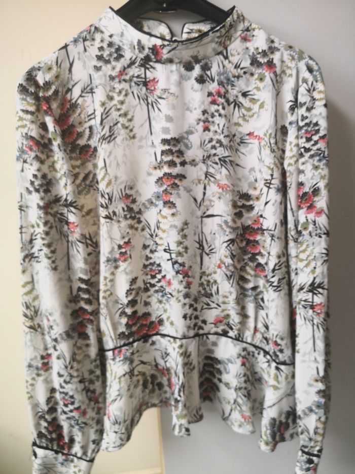 Blouse à fleurs