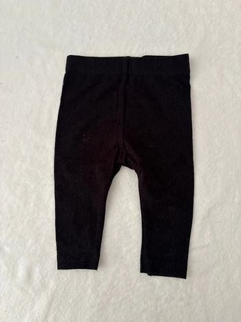 Legging noir simple 3 mois