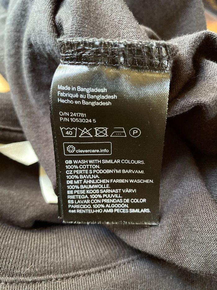 Robe noire coton XS 12-14 ans - photo numéro 4