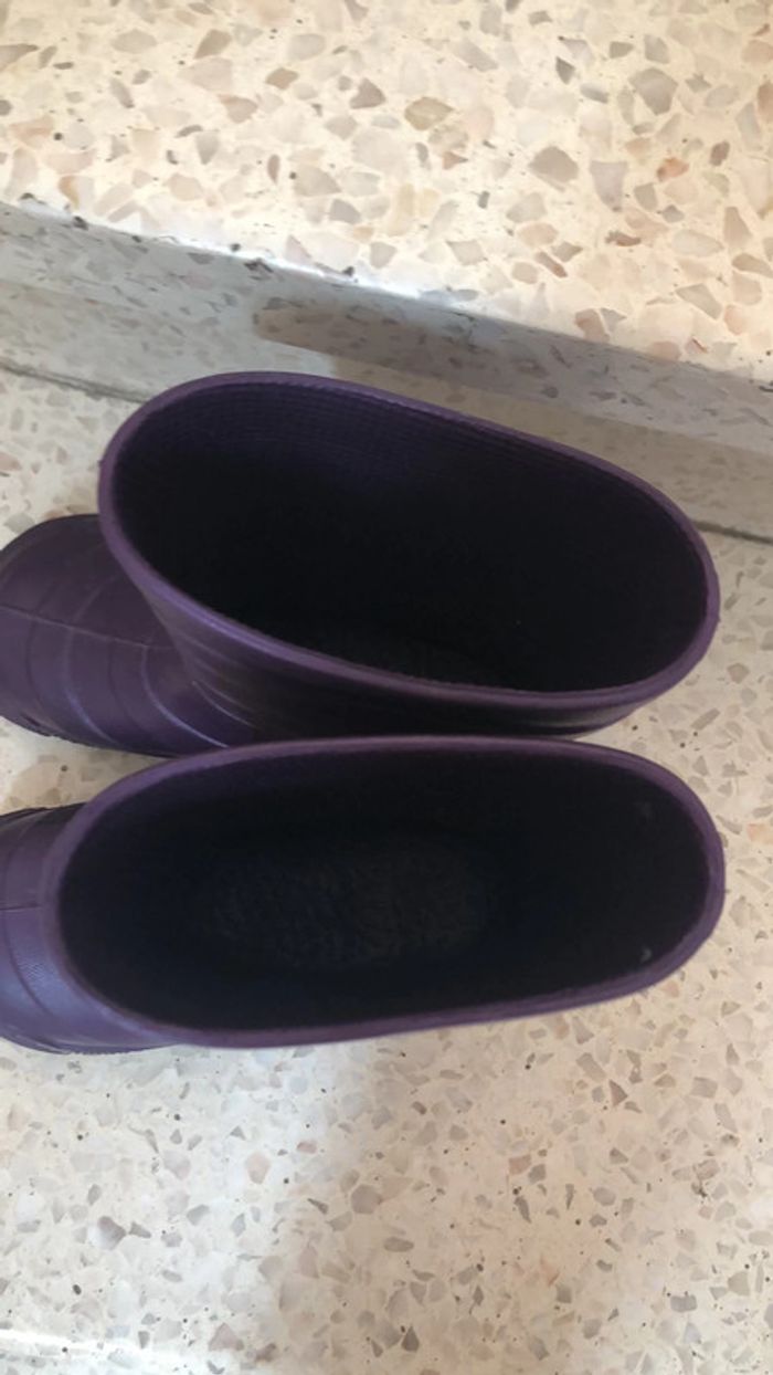 Bottes de pluie ou de jardinage fille 27/28 - photo numéro 3