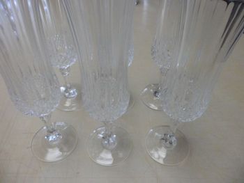 Verre , flûtes à champagne x 6 neuf