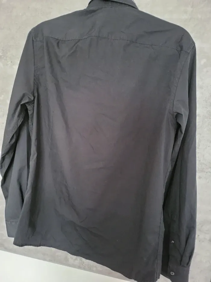 Chemise unies CELIO (noir), M - photo numéro 2