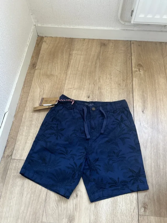 Short Teddy Smith S-Sling jr print bleu marine 12ans