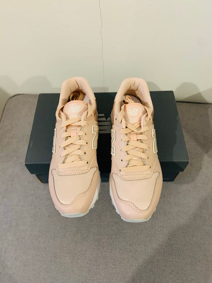 Basket New balance 500 vieux rose - photo numéro 3