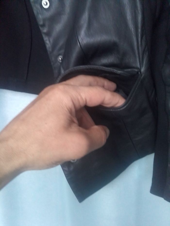 Veste en cuir et coton MAX & CO - photo numéro 6