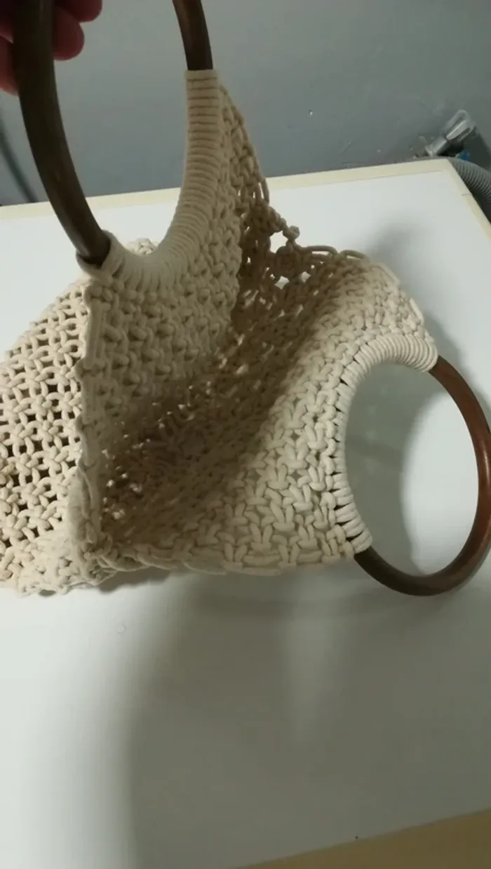 sac à main en macramé - photo numéro 3