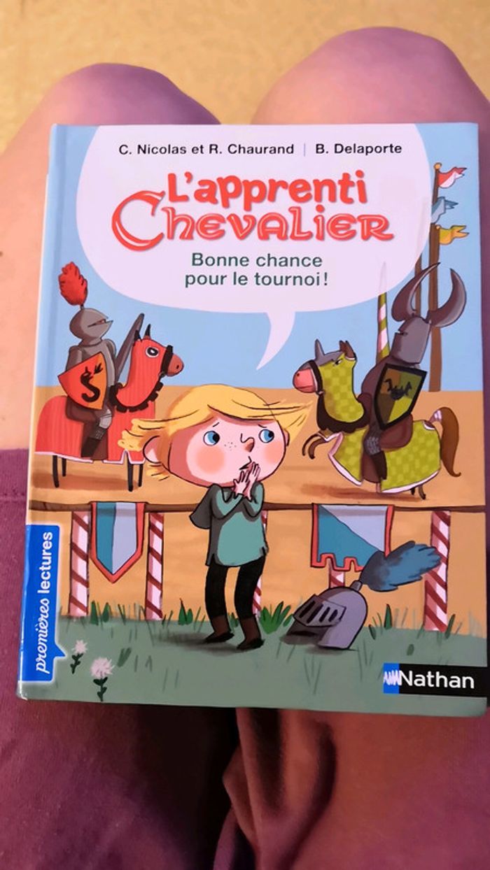 Livre l'apprenti Chevalier, bonne chance pour le tournoi !