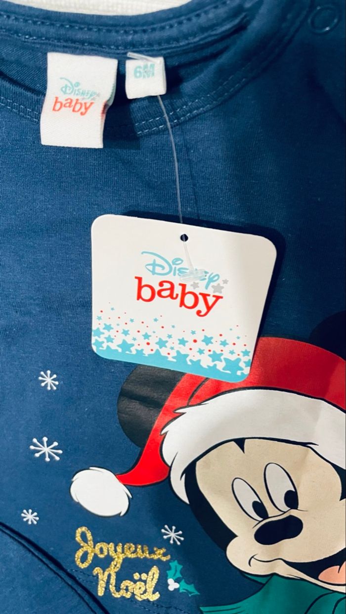 R shirt Mickey Noël - photo numéro 5