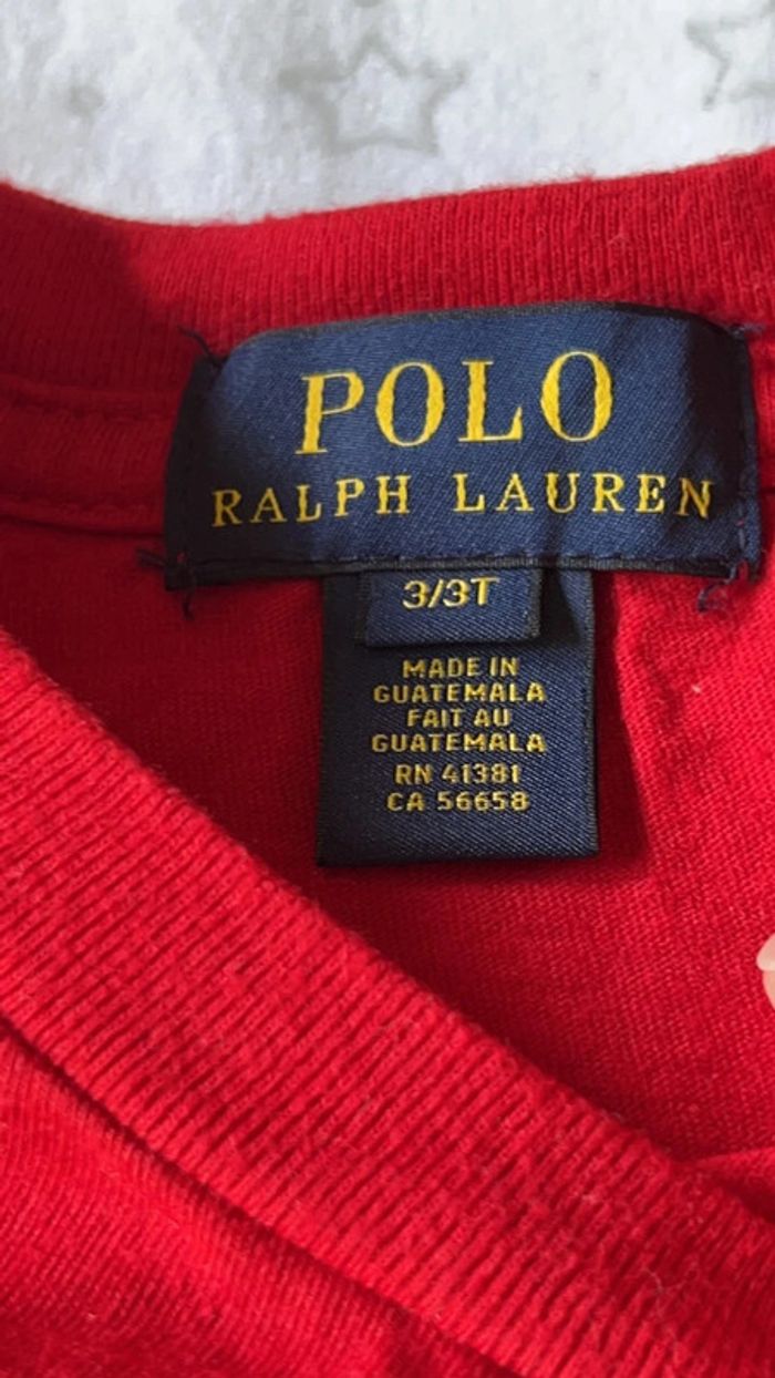 T-shirt 3 ans garçon Ralph Lauren - photo numéro 4