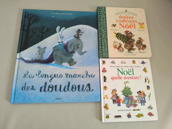 Lot de 3 livres sur le thème de Noël