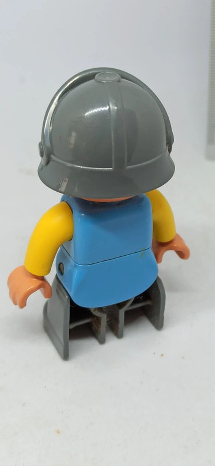 Homme chevalier haut jaune et bleu motif aigle lego duplo - photo numéro 3