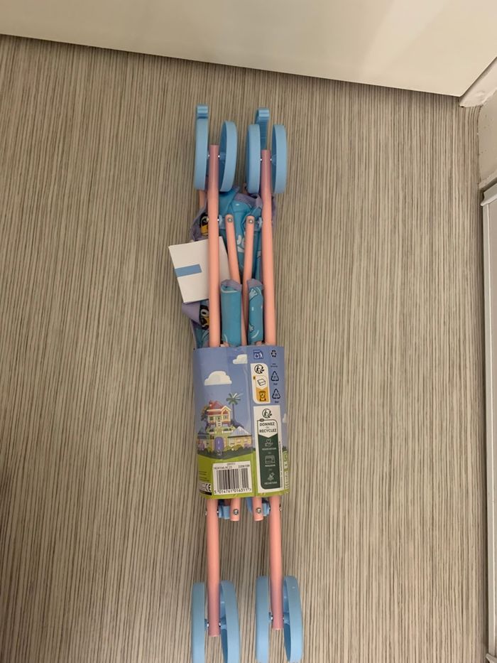 Poussette cane poupon et poupée bluey - photo numéro 3