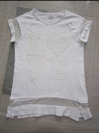 T-shirt Love 12/13 ans
