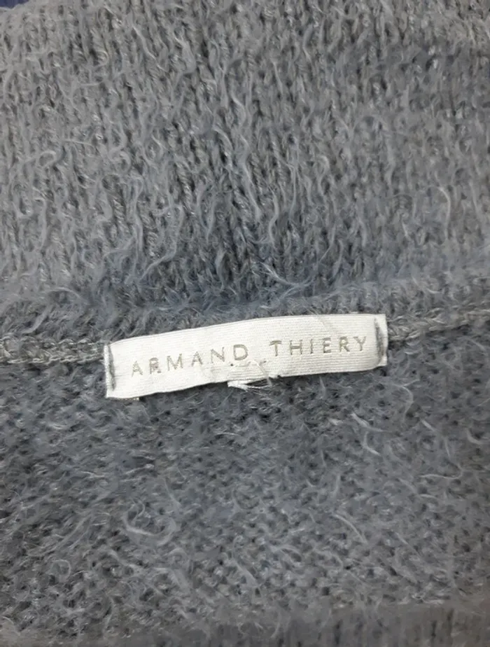 Pull gris manches courtes Armand Thiery - photo numéro 5