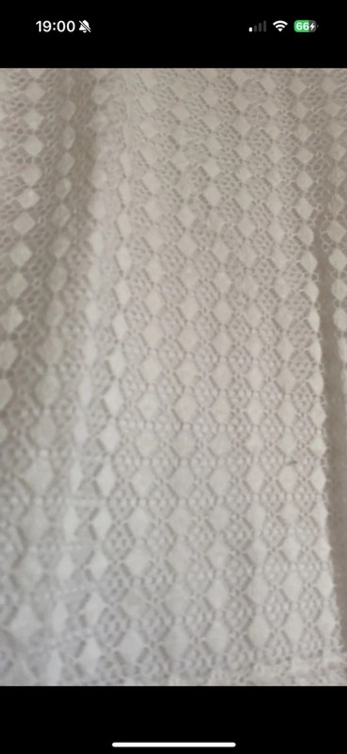 T-shirt 6 ans blanc en dentelle gemo - photo numéro 2