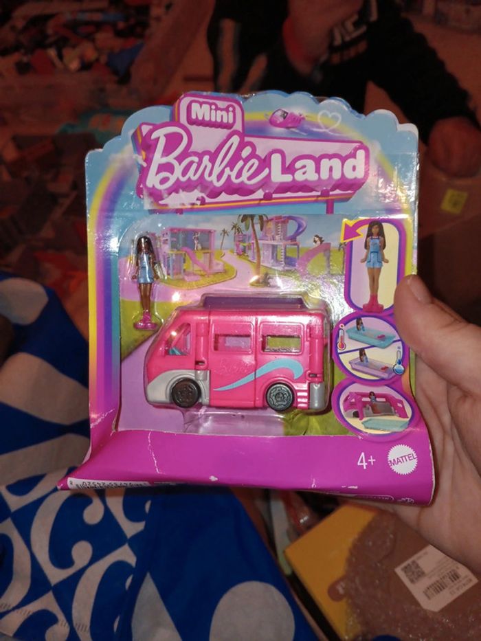Jouet mini barbiland camping car