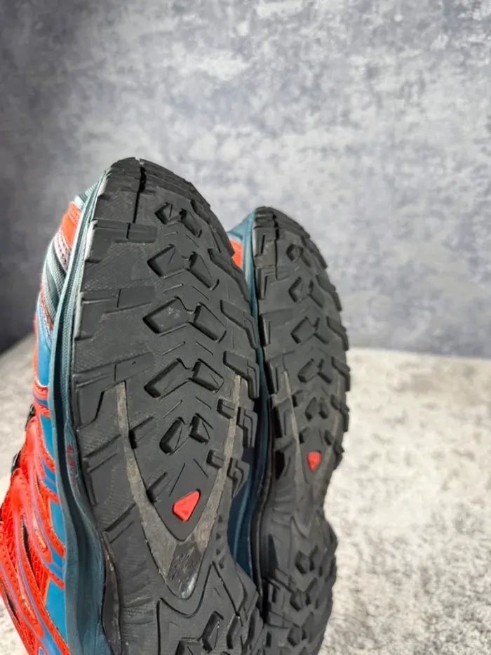 Salomon XA Pro 3D - Trekking Shoes - Orange & Blue - photo numéro 10