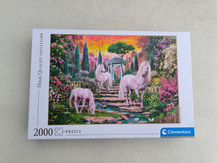 Puzzle Le jardin des licornes Clementoni 2000 pièces - photo numéro 2