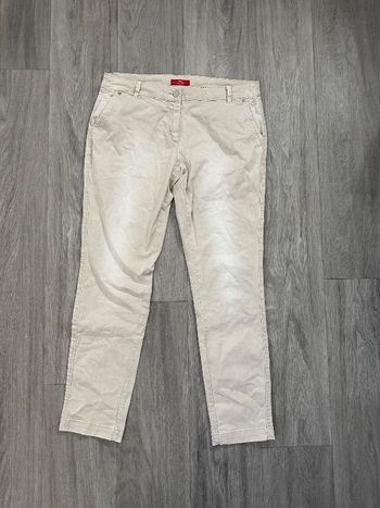 Smart chino crème et blanc délavé S.Oliver T48 4XL