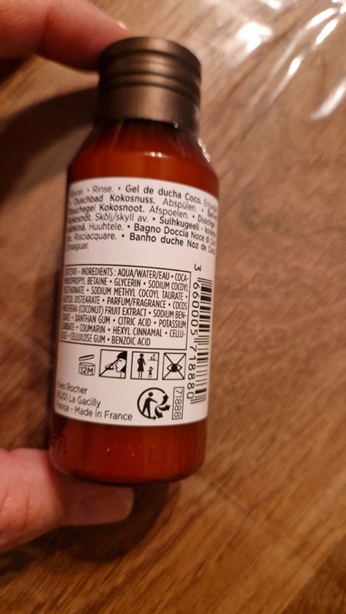 Gel douche noix de coco yves rocher - photo numéro 2