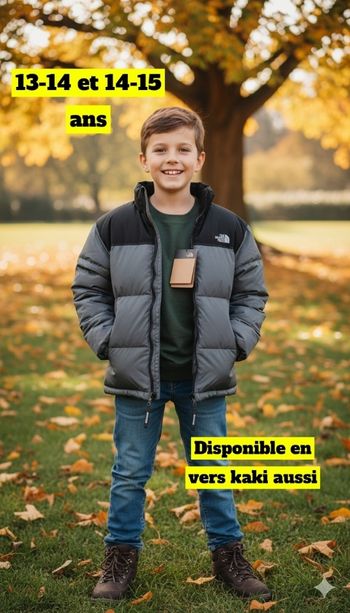 Doudoune mis saison.13-14 ans
