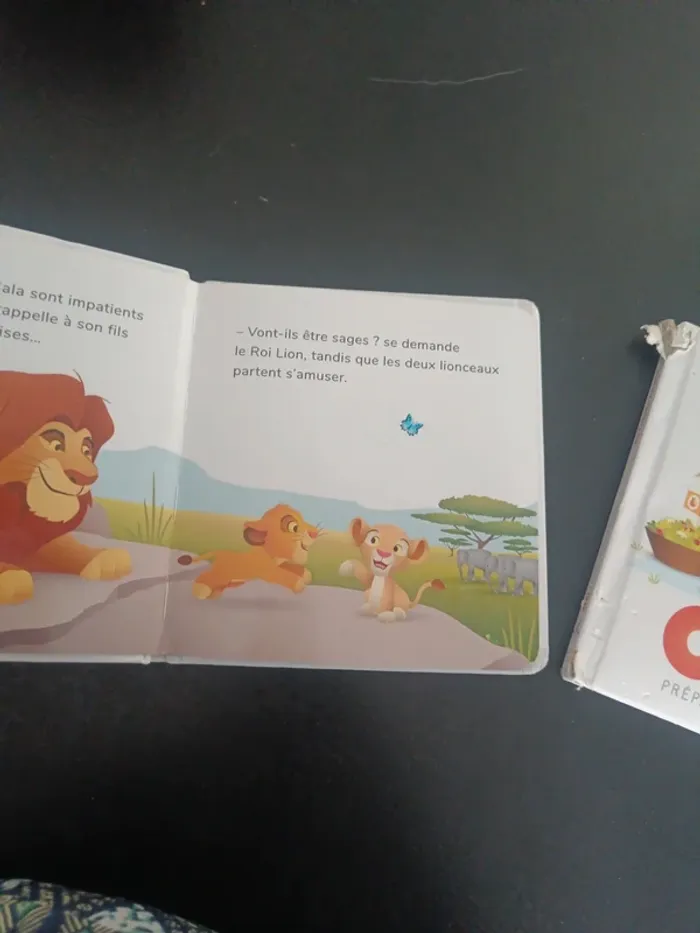 Livre mes premieres histoires simba ( offert avec olaf abime en haut) - photo numéro 2