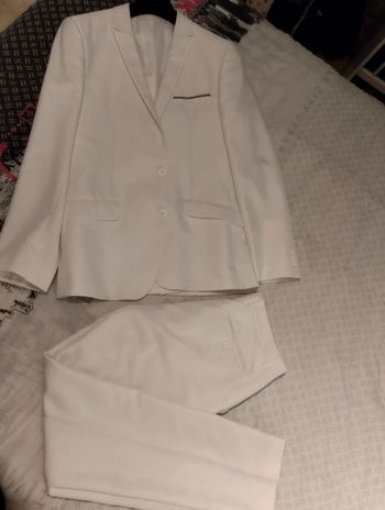 Costume blanc 2 pièces